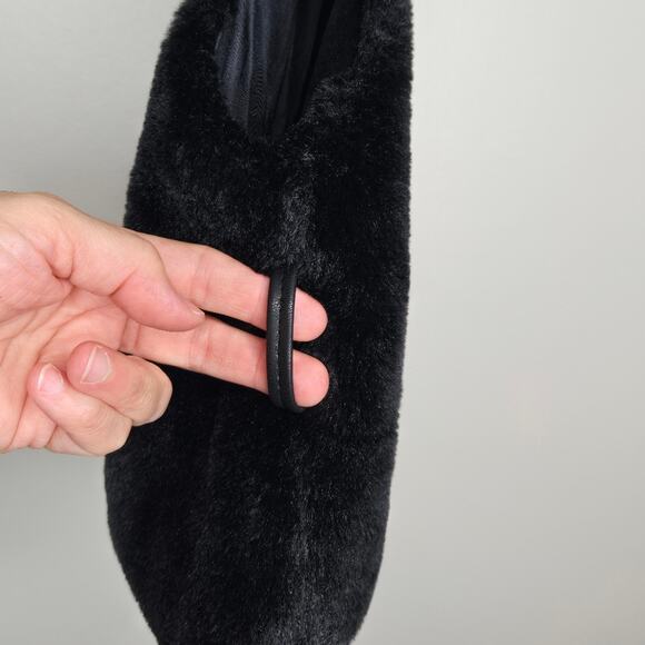 RACHEL ZOE Girl's Black Faux Fur Vest Size 7/8 - Picture 5 of 9